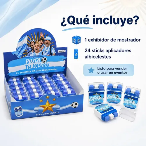 Pintura Facial Argentina Stick Maquillaje Artístico X24