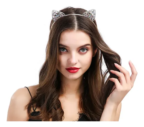 Exquisita Diadema De Pelo Perforado Con Forma De Oreja De Ga