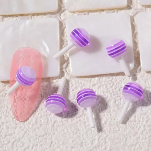 25uds Decoraciones Uñas Resina Dulces Accesorios Nail Art