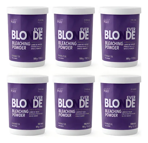 Polvo Decolorante Profesional Mav Instaplex 500g Kit X6 Unid