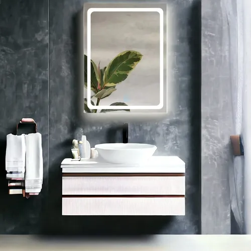 Espejo Led 70x50cm Táctil Touch Envio Gratis