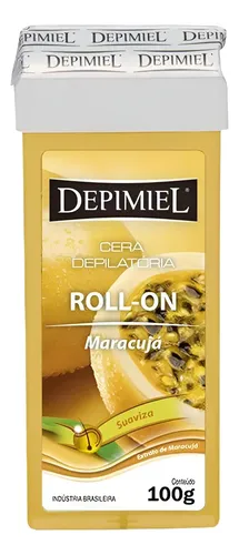 Depimiel X1 Cera Depilatoria Roll On Descartable Maracuyá