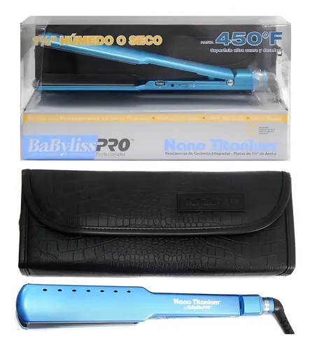 Plancha De Pelo Babyliss Con Estuche Humedo 2073 Profesional