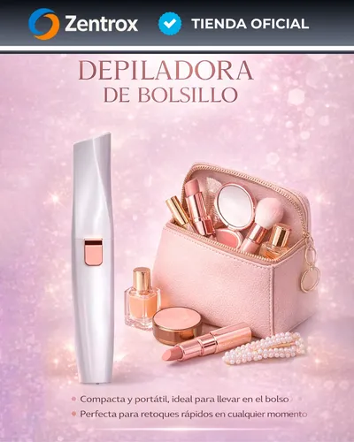 Depilador Facial Vello Corporal Luz Recargable 2 En 1 Mujer