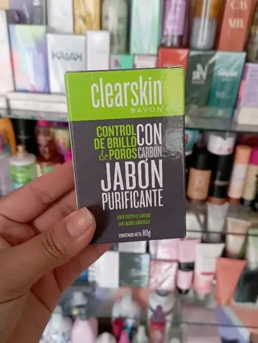 Barra Limpiador Exfoliante Clearskin Avon, C/ Salicílico Tipo De Piel Mixta