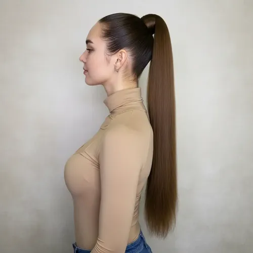 Extensiones Cola De Caballo Postizo. 70 Cm De Largo. Volumen
