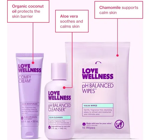 Kit Cuidado Vulva Love Wellness Ph Balanceado