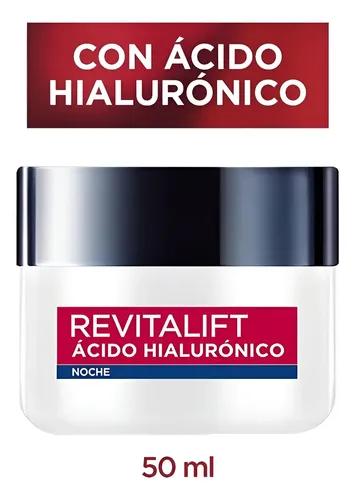 Crema Facial Noche Loréal Paris Revitalift Ácido Hialurónico