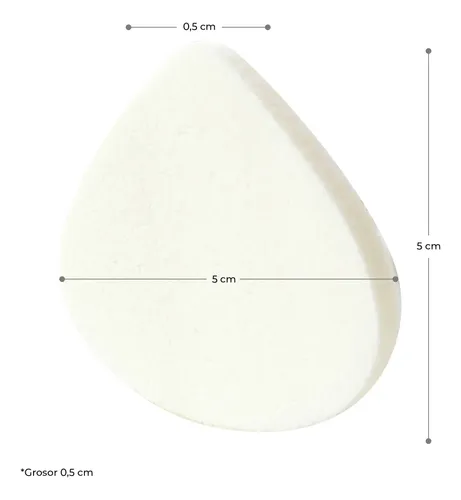 Set 3 Esponjas Triangulares Para Maquillaje Base Pack X12