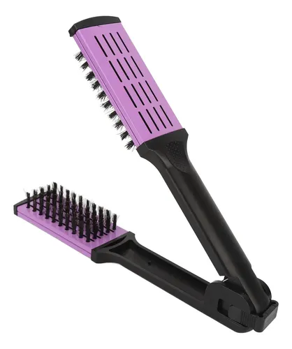 – Cepillo Térmico For Alisar El Cabello, Doble Peine, .