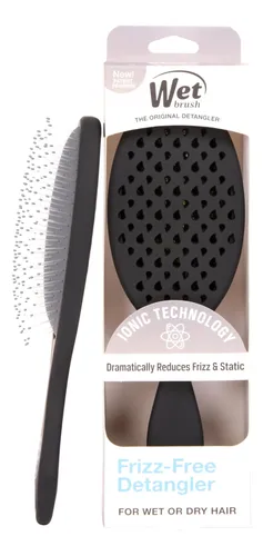 Cepillo Para Cabello Wet Brush Frizz-free Iónico Negro