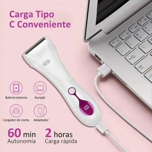 Maquina Depiladora Electrica Rasuradora Mujer Uso