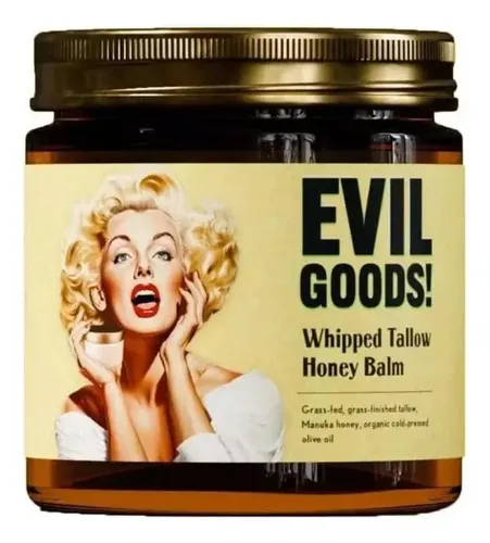 Cy ] 120g Evil Goods Crema Facia, Beef Tallow Para Y K
