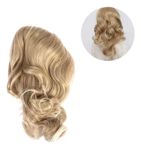 Peluca De Cabello Sintético Largo Y Rizado Para Cosplay