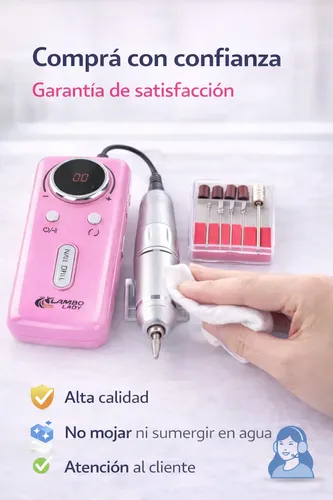 Torno Eléctrico Para Uñas Manicura Pedicura Profesional Usb
