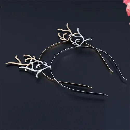 2 Diademas Navideñas Con Cuernos Para El Pelo, Adorables Y E