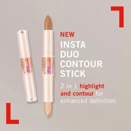 Rimmel London Insta Duo Contour Stick Barra Medium/ Moyen