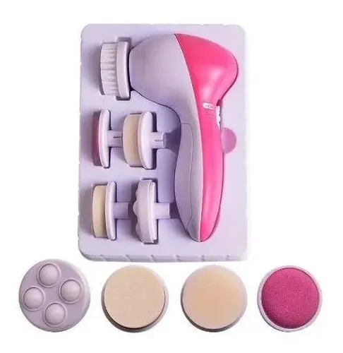 Cepillo Facial Exfoliante Limpieza Masaje A Pilas 5 En 1
