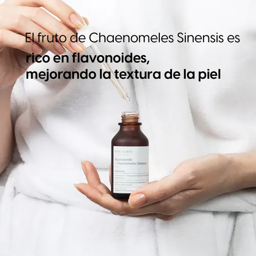 Mary & May Sérum Niacinamide Chaenomeles 30ml Hipoalergénico Facial