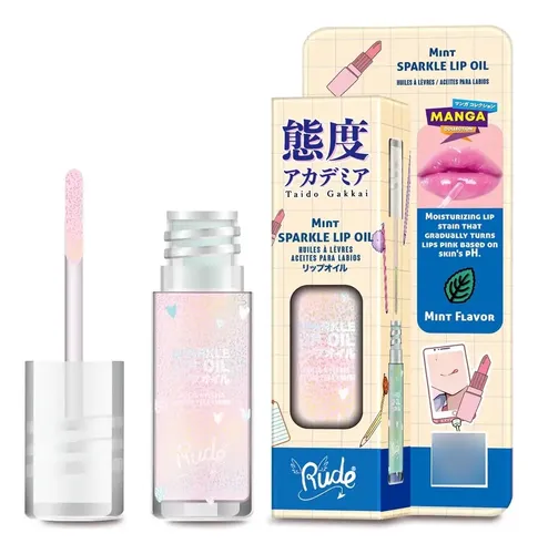 Rude Cosmetics Set De Maquillaje Para Ojos Y Gloss Labios