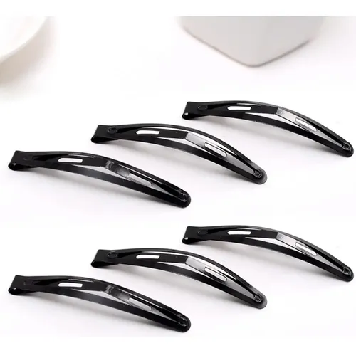 Z.h 40 Broches Grandes De Metal Negro Con Cierre For El