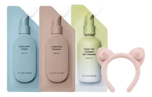 Kit para el cuidado de la piel Hidehere Hyaluronic para piel Todo tipo de piel – 3 piezas