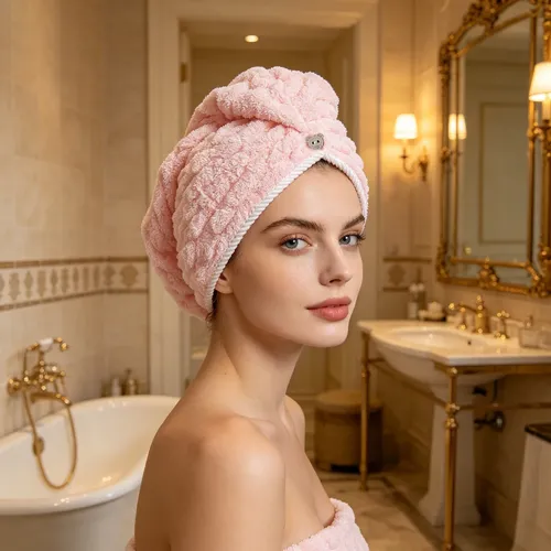 Un Gorro De Baño Cloud Velvet Velvet Dry