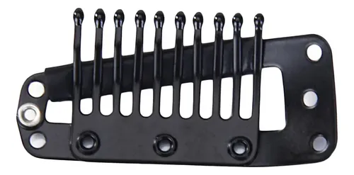 20x Negro 10 Dientes Broches – Peine Pinzas Horquillas De