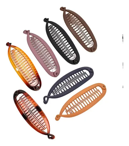 8 Exquisitos Accesorios For El Cabello Con Clip De Banana,
