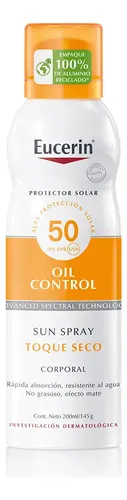 Eucerin Protector Solar Spray Toque Seco Fps 50 X 200ml