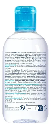 Bioderma Hydrabio H2o Agua Micelar 250ml