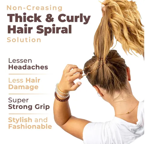 Conceptos Básicos De Cintas En Espiral Para Cabello Grueso (