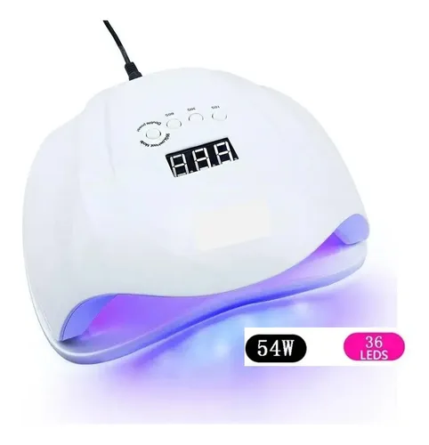 Cabina Secado Uv Led Uñas Esculpidas Semipermanentes Daikon Color Blanco