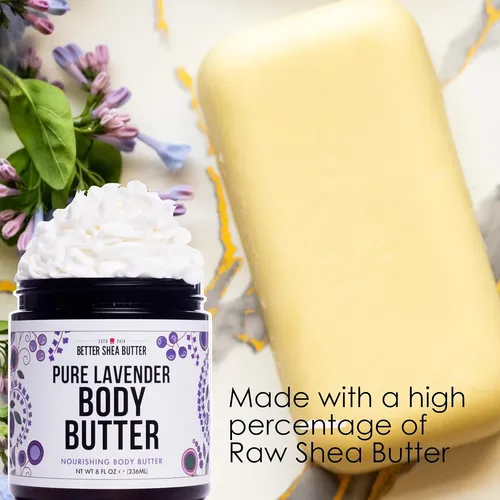 Deep Moisture Lavender Body Butter Para Aliviar La Piel Seca