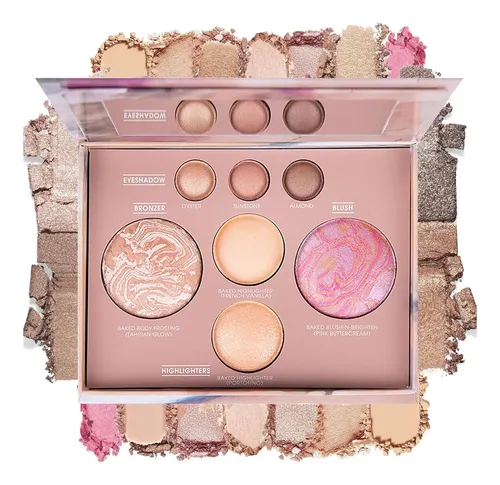 Paleta De Maquillaje 7 Colores Baked – 3 Sombras Neutras +