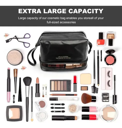 Neceser De Maquillaje Femenino Con Varios Compartimentos