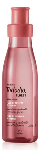 Body Splash Tododia Flores, Flor De Durazno Y Jazmin, 200ml