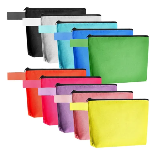 Bolsas De Maquillaje Saintrygo Canvas Travel Cosmetic, 10 Un