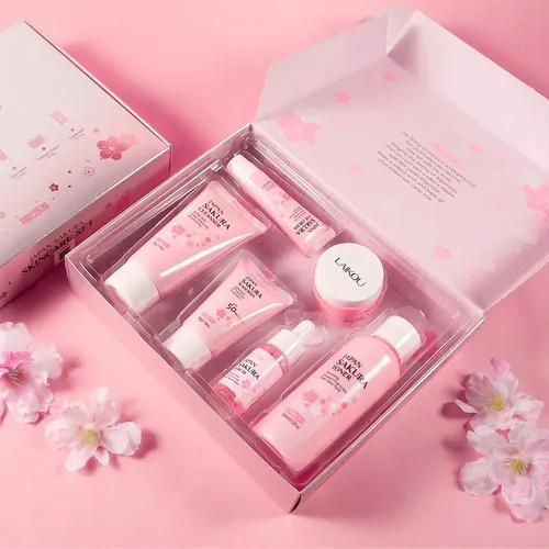 Set De Cuidado Facial Sakura 6 Piezas