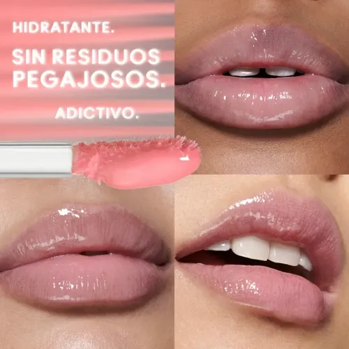 Brillo Labial Mac Lipglass Air | Snobbish | Glossy No-pegajoso | Hidratante Ligero