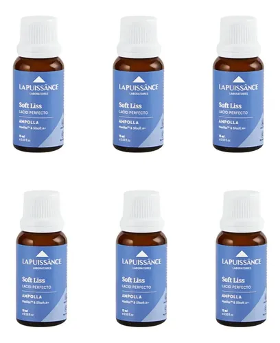 La Puissance Soft Liss Ampolla Pelo Lacio Alisado 15 Ml X 6u