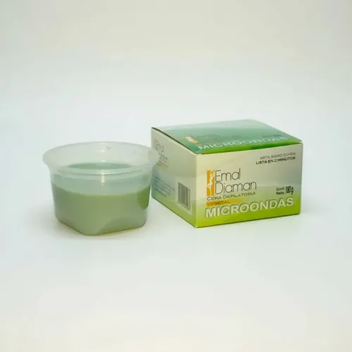 Emal Diaman Cera Depilatoria Vegetal Microondas 180g