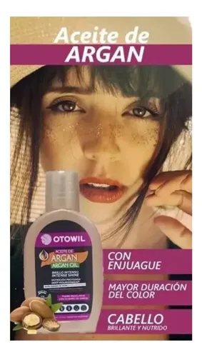 Aceite De Argan Brillo Y Nutrición Profunda En Frasco X 60ml