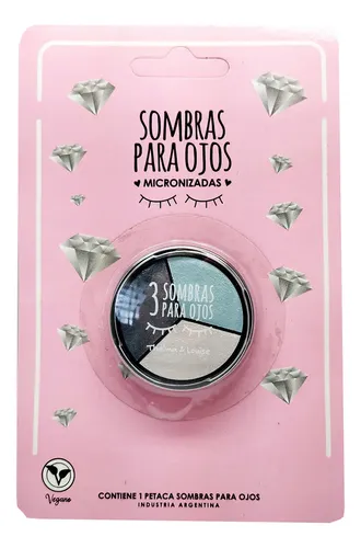 Paleta de Sombras Trio Thelma & Louise Brillante 3 Tonos Compacta