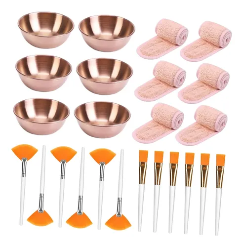 Juego De Cuencos Para Mezclar Mascarillas, Cepillos Faciales
