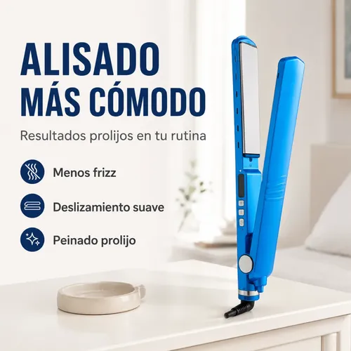 Plancha Alisadora Pelo Nano Titanium Digital 250°c Antifrizz