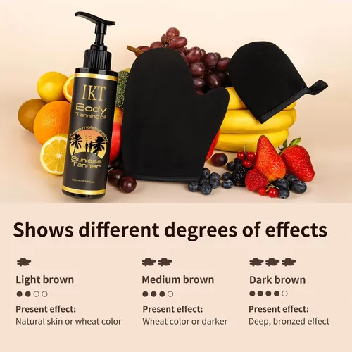 Autobronceador Corporal, Bronceado Diario Sin Sol, Piel Medi