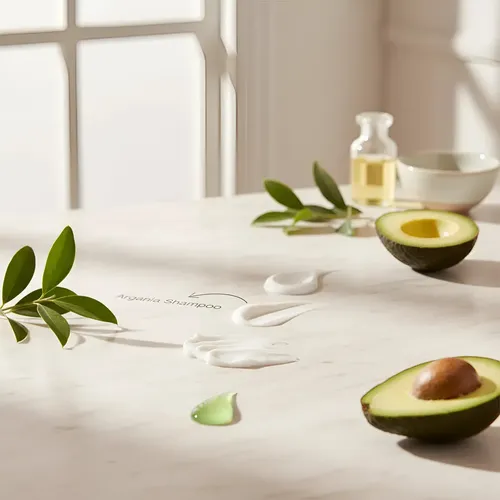 Kit Argania Nutrición Intensa Para Cabellos Super Secos, Shampoo, Máscara Argania, Crema de Peinar protectora Térmica y Reparadora 4FourAction y Serum Reparador de Puntas de Coco y Palta LineUp