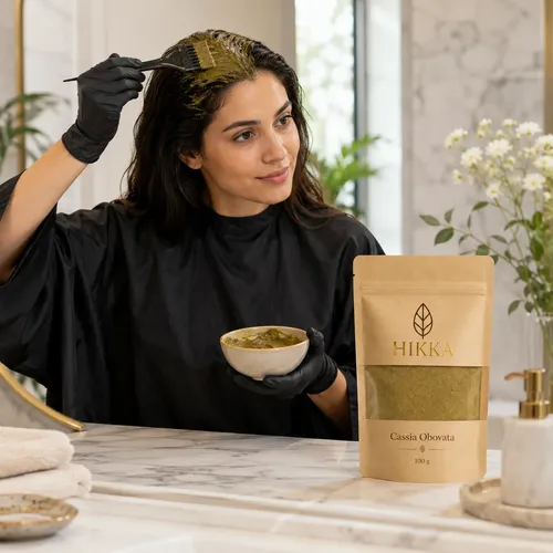 Cassia Obovata Hikka Usos Mascarilla Capilar 100% Vegetal