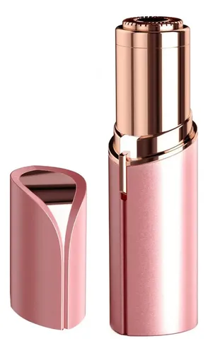 Afeitadora Facial Depilación Removedor Vello Oro Rosa Led